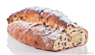 Kerststol met spijs afbeelding